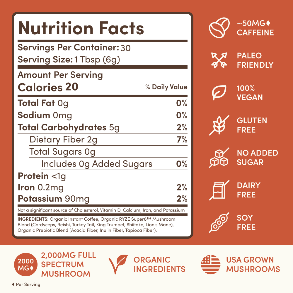 Mushroom Coffee (90 Serving)