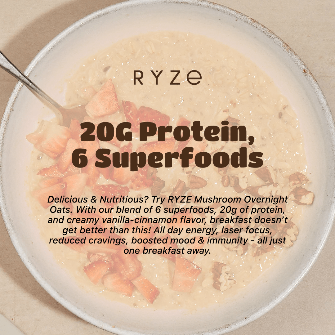 Mushroom Overnight Oats Pack (28 Servings)